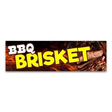BBQ Brisket Vinyl Banner with Optional Sizes (Made in the USA)