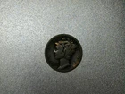1923 SILVER MERCURY DIME, GOOD TO VG ESTATE FIND LOW SHIPPING