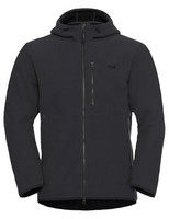 Jack Wolfskin Herren Jacke Lake Ridge, Kapuze, Schwarz, GrößE M, Outdoor