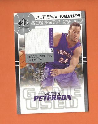 morris peterson jersey