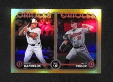 2024 Topps Update Series - Rookie Combos Matt Krook, David Banuelos #US315 Gold