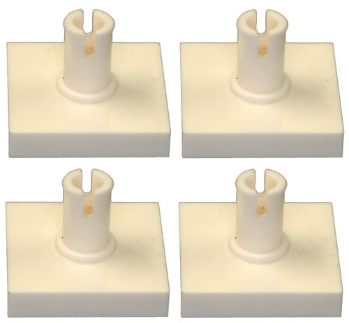 Mattone Lego mancante 2460 bianco x 4 piastrelle 2 x 2 con spilla - Foto 1 di 2