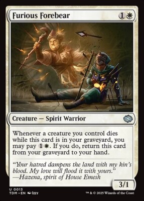 *MtG: 4x Furious Forebear - Tarkir: Dragonstorm Uncommon - magicman-europe*