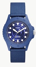 Fossil FB-01 Tide Ocean Material Blue Dial Solar Powered FS5893 100M Men's Watch