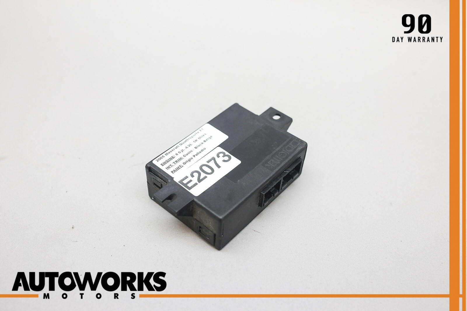 03-08 Maserati Quattroporte M139 Top Roof Control Module OPT 223762 OEM
