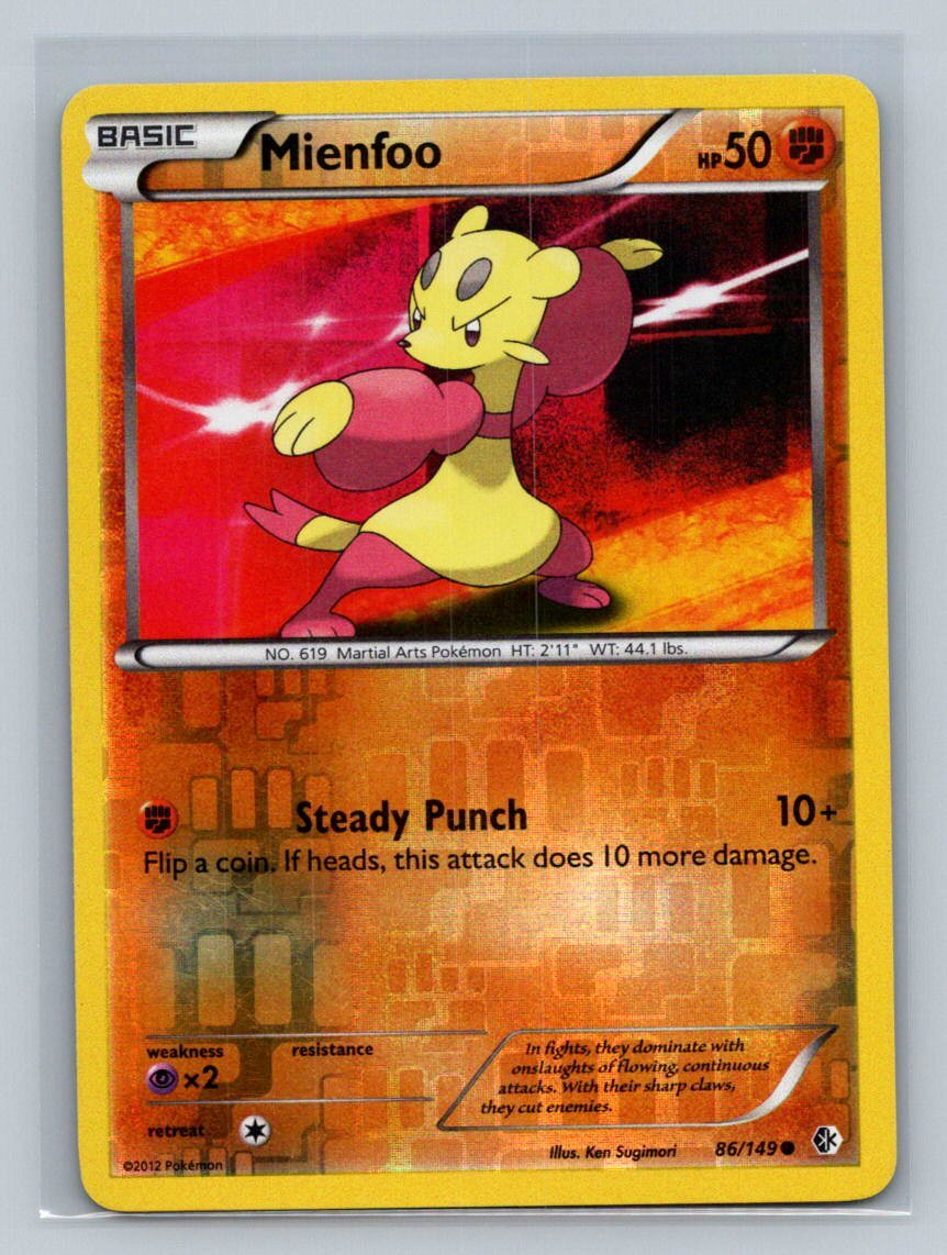 Mienfoo (86) Boundaries Crossed 86/149 Near Mint NM Reverse Holo