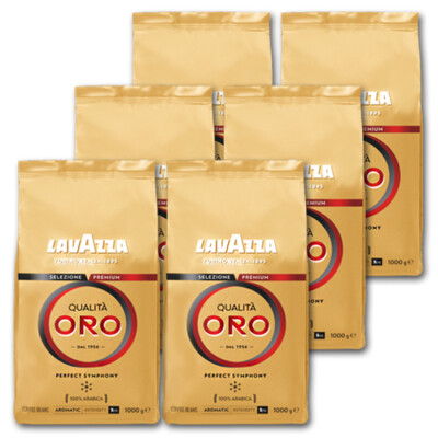 6 KG Lavazza Qualità Oro Kaffeebohnen