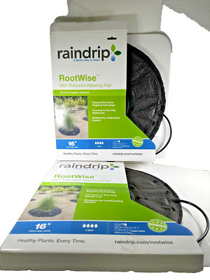 NEW 2X Raindrip RootWise 360 Degrees Precision Watering Pads #7024938