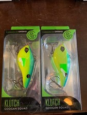 CRANKBAIT 1/2oz - sinking - 2.5" long - Chart Bl Bk Klutch Googan Squad Catch Co