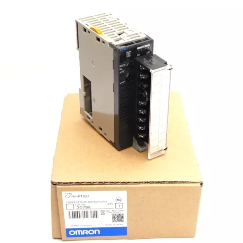 Omron CJ1W-PTS51 Temperature PLC, 4-Inputs, T/C: (BJKLRST), Resolution: 13-bit