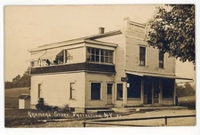 RPPC Kramer's General Store PROTECTION NY Sardinia Erie Co Real Photo Postcard