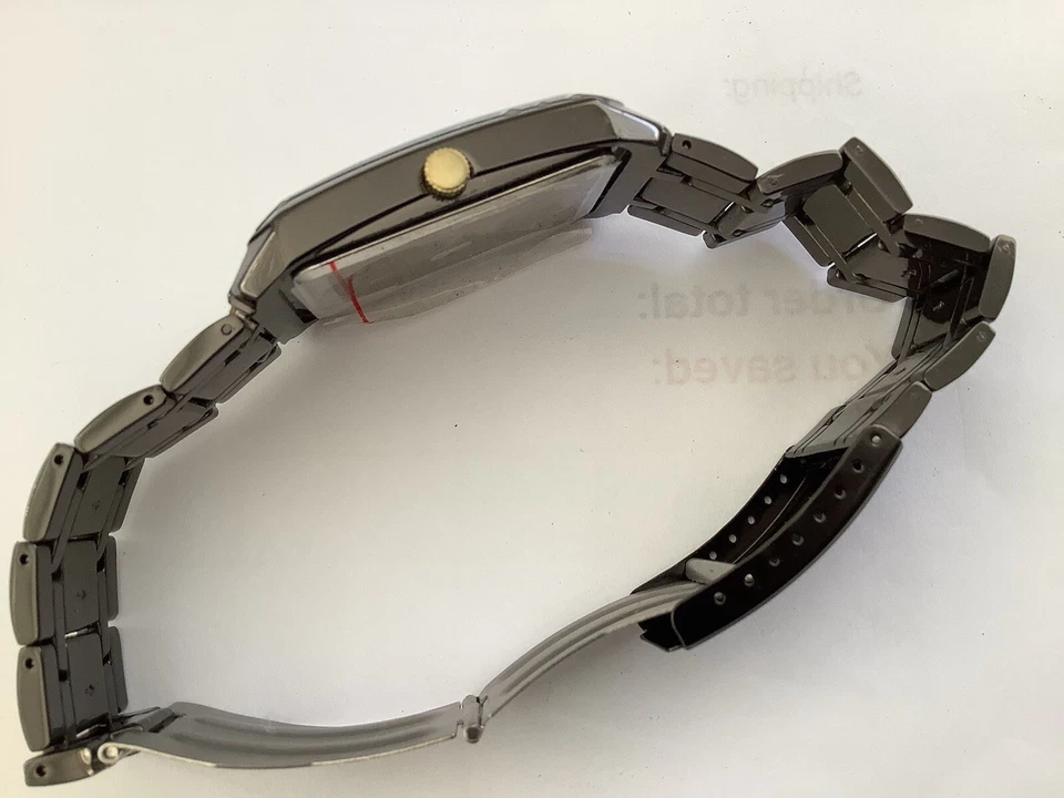 US Polo Association rare new old stock. Quartz watch black & gold Tone $79 - Image 3 of 3