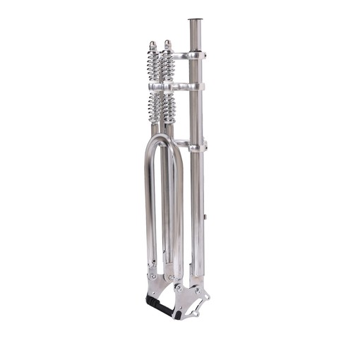 Tracer 1-1/8" Dual Springer Threadless Bike Fork Disc Brake 26-29in 3.0 4.0 Tire - Picture 5 of 17