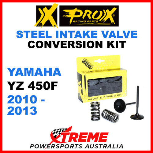 ProX Yamaha YZ450F YZF450 2010-2013 Steel Intake Valve & Spring Upgrade Kit - Picture 1 of 2