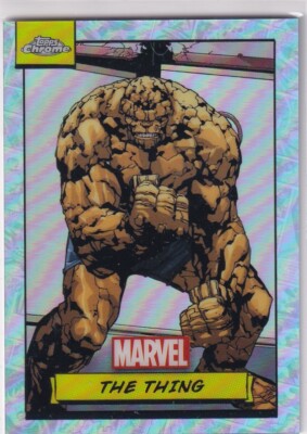 Topps Marvel Chrome 2024 Card Nr. 10 The Thing Refractor