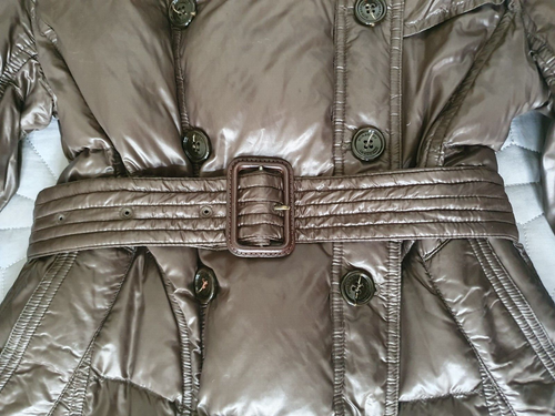 BURBERRY Daunenjacke DE 36 IT42 UK 10 US 8 Daunen Jacke Trench Style dunkelbraun - Bild 12 von 14