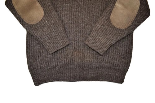 Black Sheep Oiled Wool Sweater Mens M 