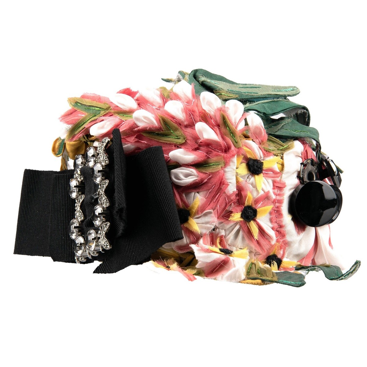 Bandeau/Diadème Fleurs Dolce & Gabbana Soie Rose - Neuf Avec étiquettes