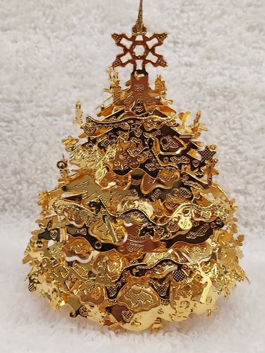 Danbury Mint Gold Christmas Ornament Collection Mixed Years 12 Boxed - Picture 8 of 24
