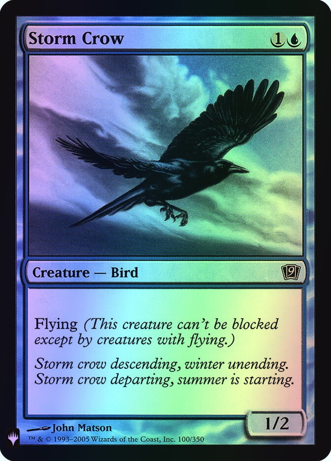 MTG FOIL Storm Crow [English, Mystery Booster, Free P&P] | eBay UK