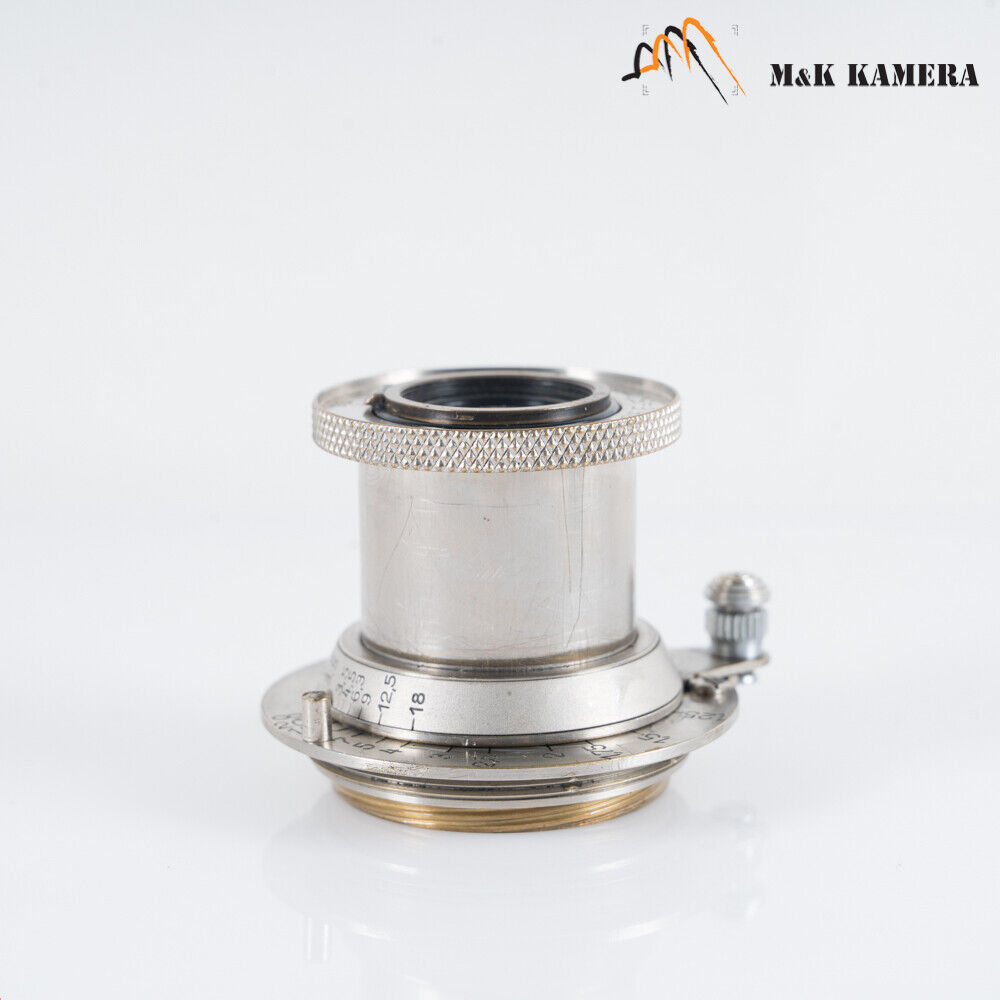 LEITZ Leica Elmar L39 50mm/F3.5 Nickel plated Lens LTM LEITZ Leica Elmar L39 50mm/F3.5 Nickel plated Lens LTM