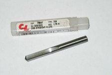 CHICAGO-LATROBE Letter H Carbide 140 DEG Bright Finish 2 Straight Flutes Drill