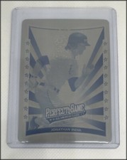 2014 Leaf Perfect Game Cyan Printing Plate Jonathan India Rookie Card RC 1/1