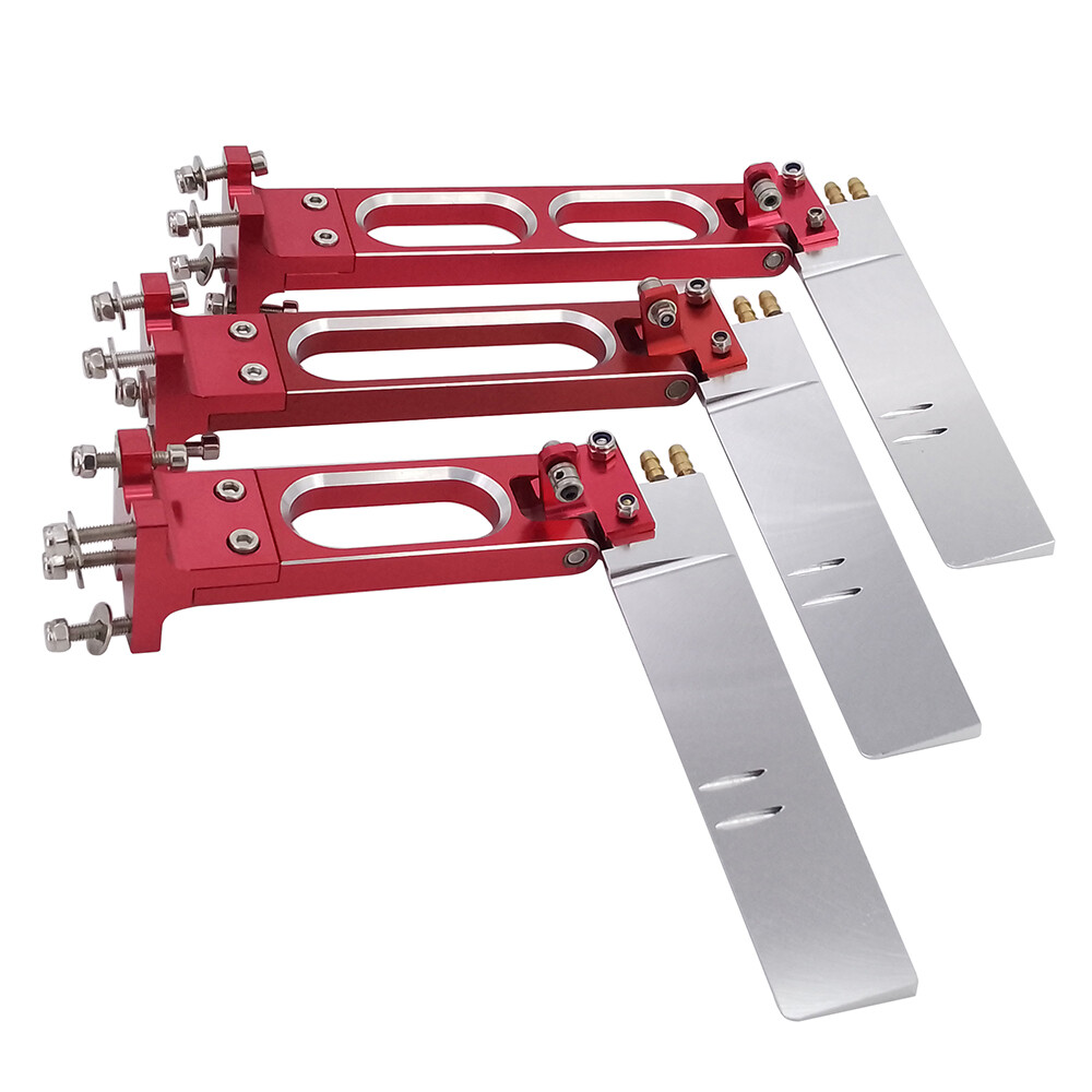 160mm RC Boat Rudder Dual Water Pickup Rudder f RC Speed Boat MONO VEE ...