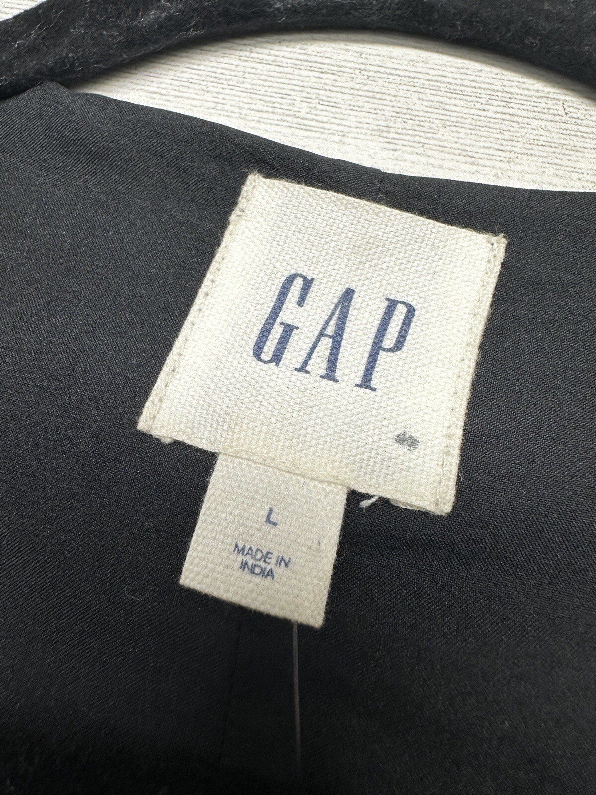 Gap Women's Large Jacket Black Sequin Open Front … - image 5