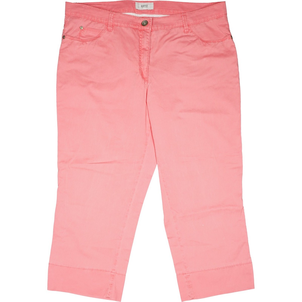 BRAX 46 3/4 Pants Pink Women's Capri Bermuda Short High R Straight