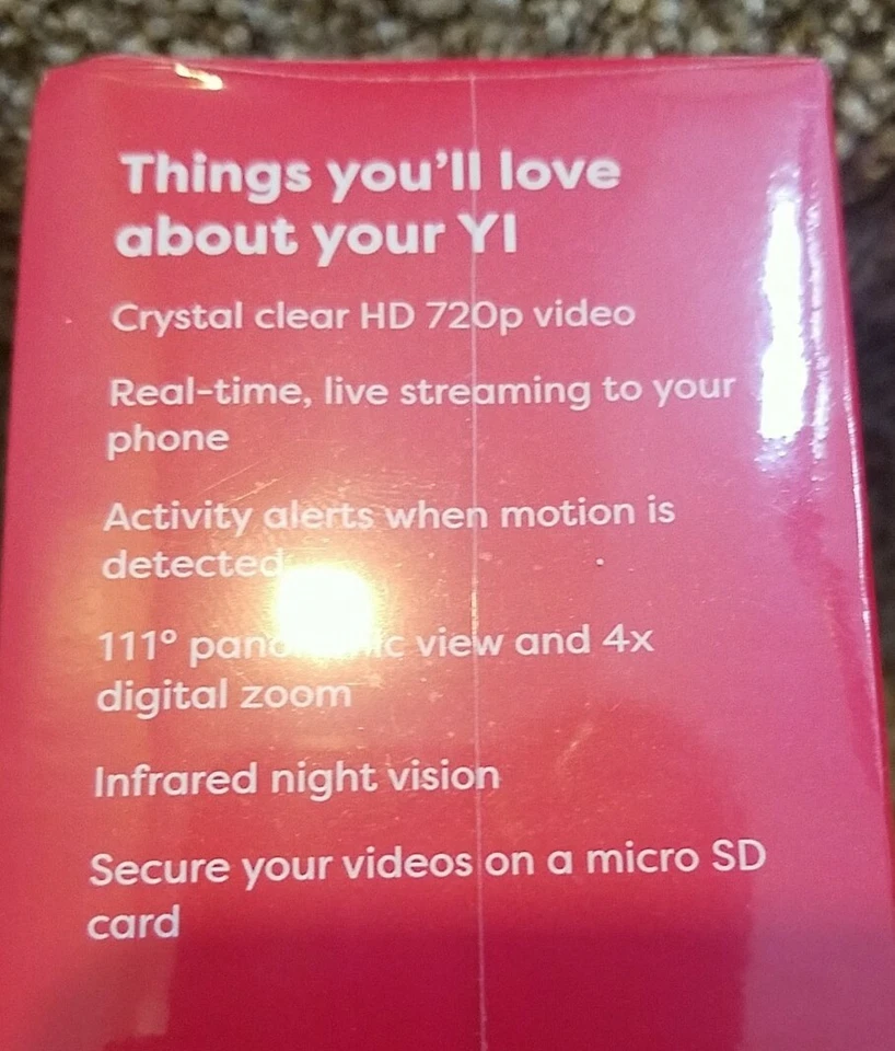 CÁMARA DE SEGURIDAD PARA EL HOGAR SELLADA YI XIAOMI YHS 113 IR HD 720P BLANCA Foto 2 de 3