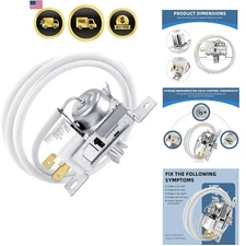 Refrigerator Thermostat Control Replacement Compatible for Kenmore Whirlpool ...