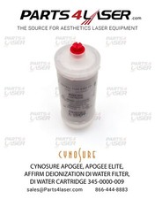 Cynosure Apogee ELITE DI FILTER, AFFIRM De-ionization Water 345-0000-009