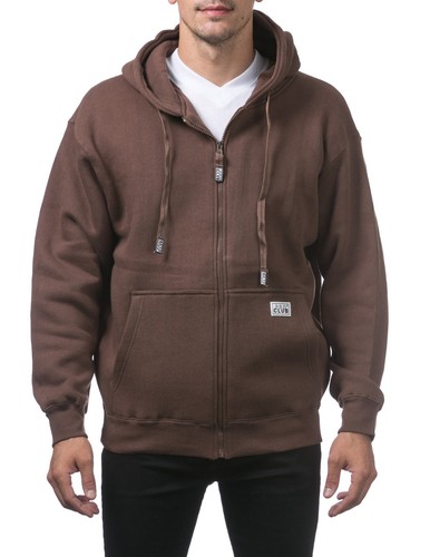 PRO CLUB schwerer Fleece-Hoodie mit durchgehendem Reißverschluss GRÖSSEN VERFÜGBAR (M-2XL) - Bild 7 von 29