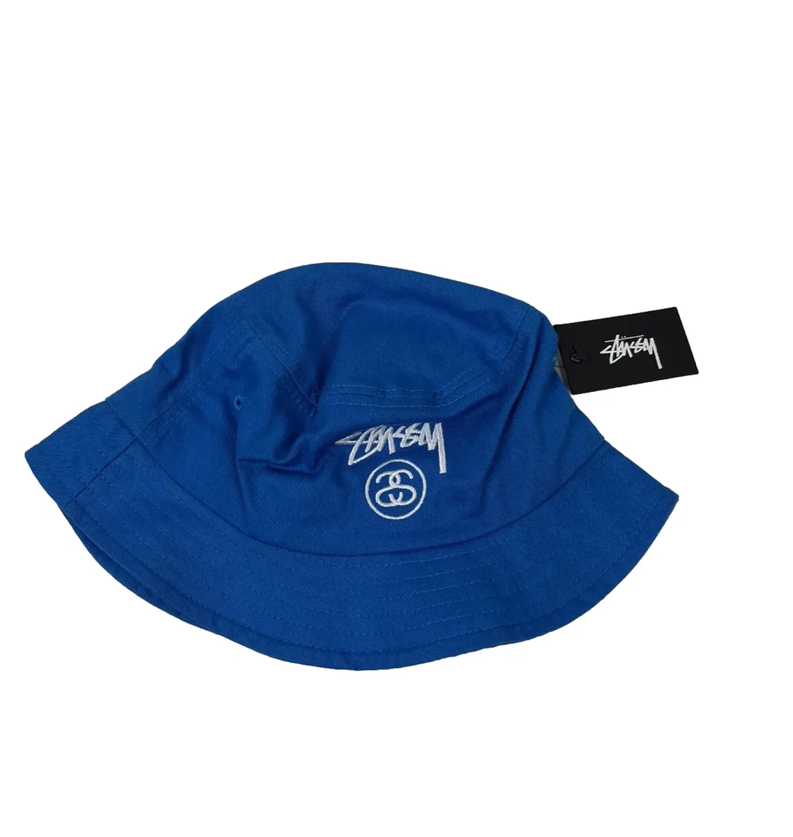 St ssy Stock Lock SU15 Bucket Hat Blue Available In Multiple