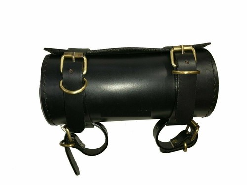 BORSA ATTREZZI IN VERA PELLE INCISA PER HARLEY DAVIDSON - Foto 4 di 6