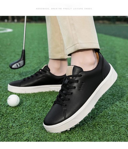Golf Shoes Men Spikeless Beginner Training Golf Sneakers Sport Walking Footwears - Picture 18 of 25