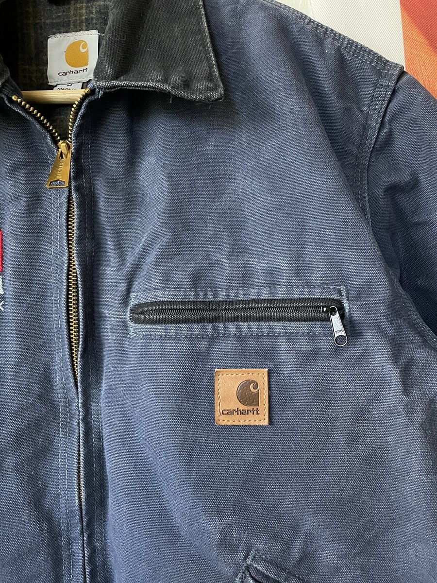 RARER Size M Carhartt Detroit Jacket J97 DPB Deep Blue RARER Size M Carhartt Detroit Jacket J97 DPB Deep Blue
