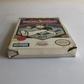 1991 Vintage MONOPOLY Nintendo NES Video Game With Box