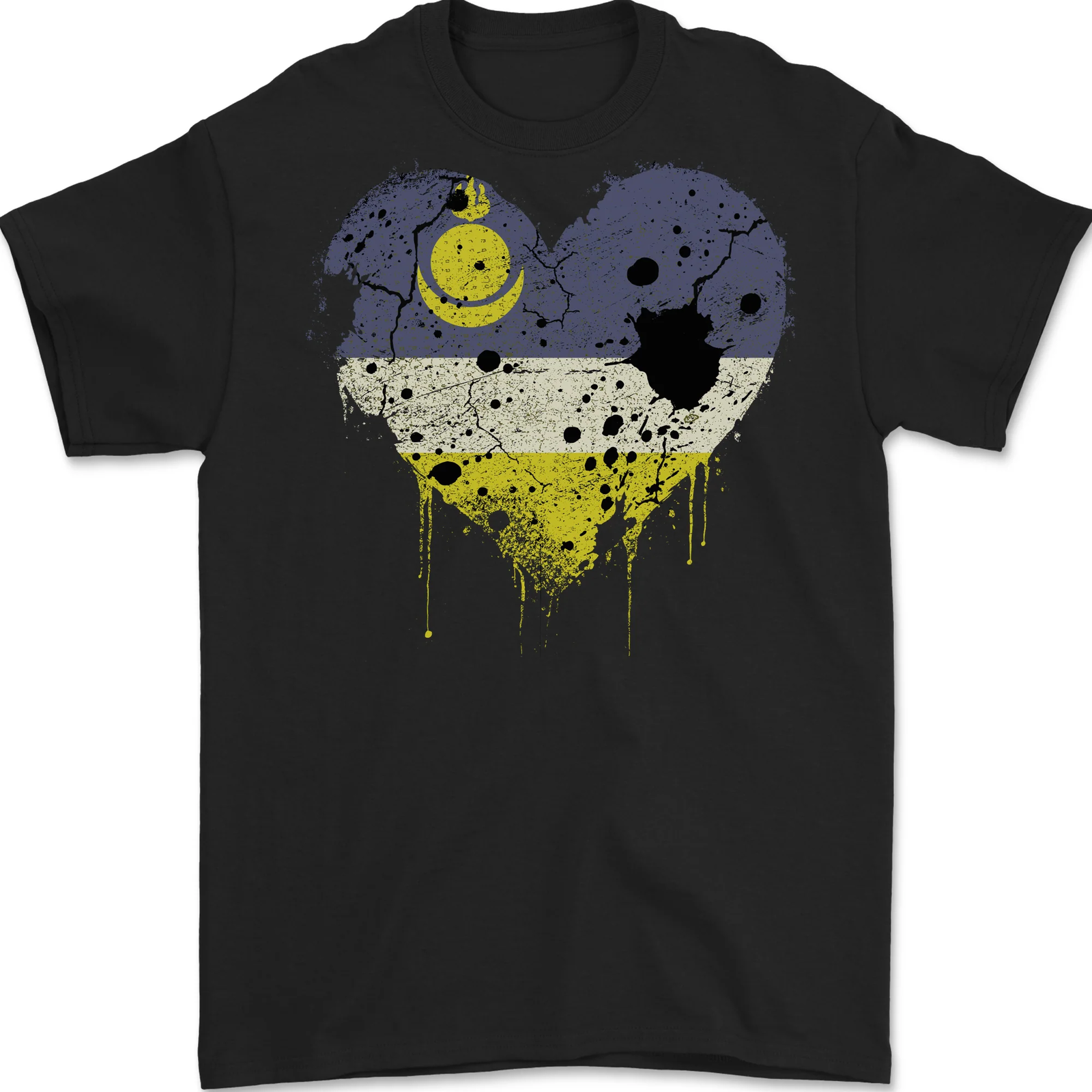 Love Flag Buryatia Football Mens T-Shirt 100% Cotton