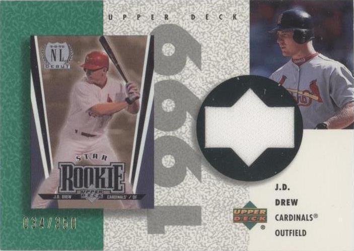2002 Upper Deck Authentics - J.D. Drew #R-JD - 1 of 1