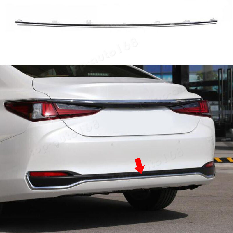 2019-2023 Lexus ES 250 300h Chrome Rear Bumper Middle Bright Bar