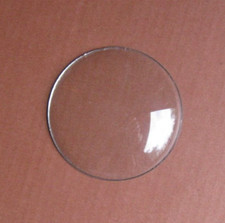 3-11/16" convex round old clock glass face crystal dome cover