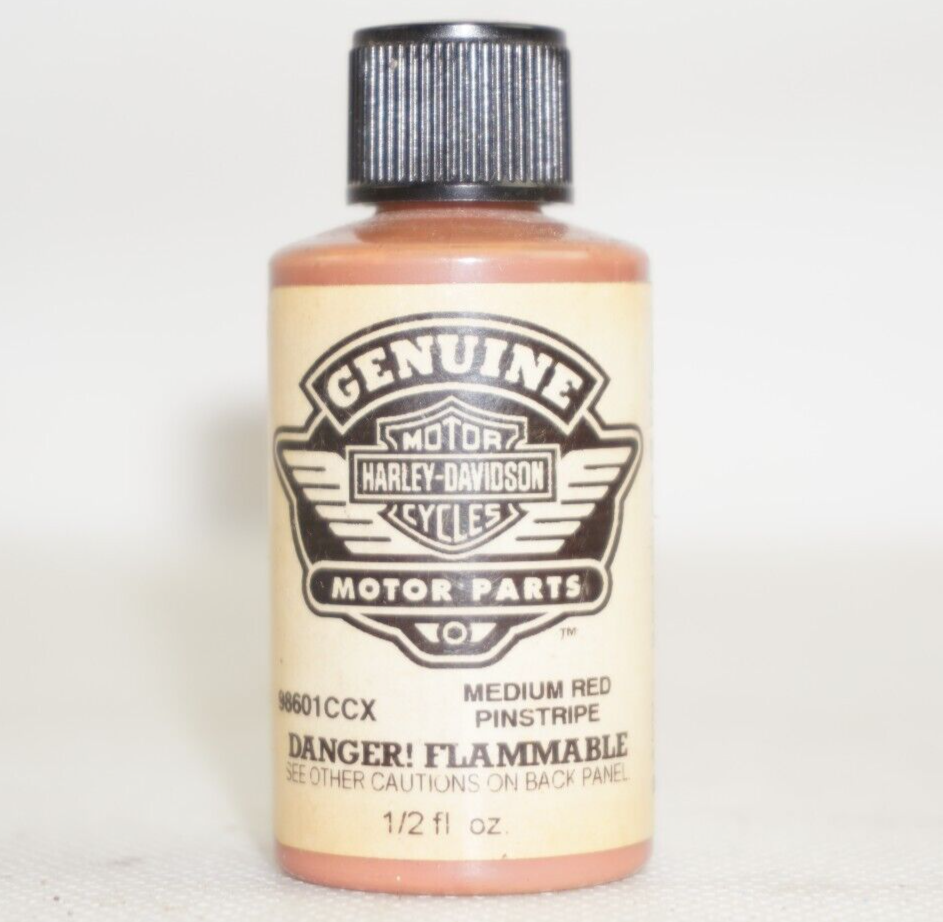 NEW Harley Davidson Touch Up Paint 1/2 fl oz. / 98601CCX Medium Red Pinstripe eBay