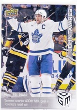 22/23 UD..JOHN TAVARES..GAME DATED MOMENTS../599..CARD # 17..MAPLE LEAFS