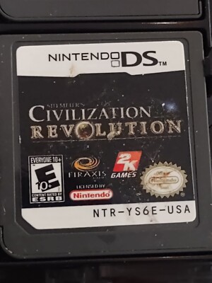 NINTENDO DS Sid Meier's CIVILIZATION REVOLUTION Cartridge only