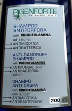 Anti-Dandruff shampoo with Piroctolamine Antifungal and AntiBacterial Rigenforte