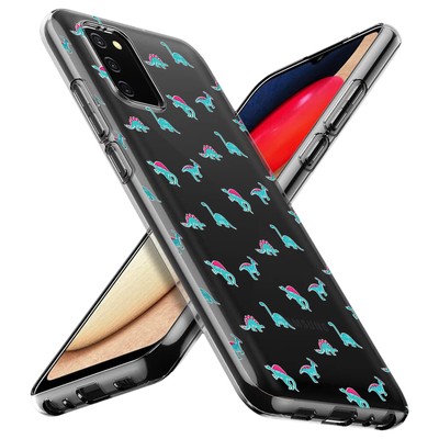 For Samsung Galaxy A Series, Slim Cover, Cute Dinosaur Clear Print