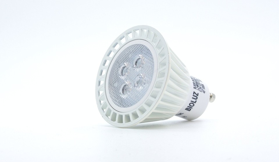 5 Pack Bioluz LED GU10 LED Dimmable 50W Equivalent Uses 6.5W 120v 3000K ...
