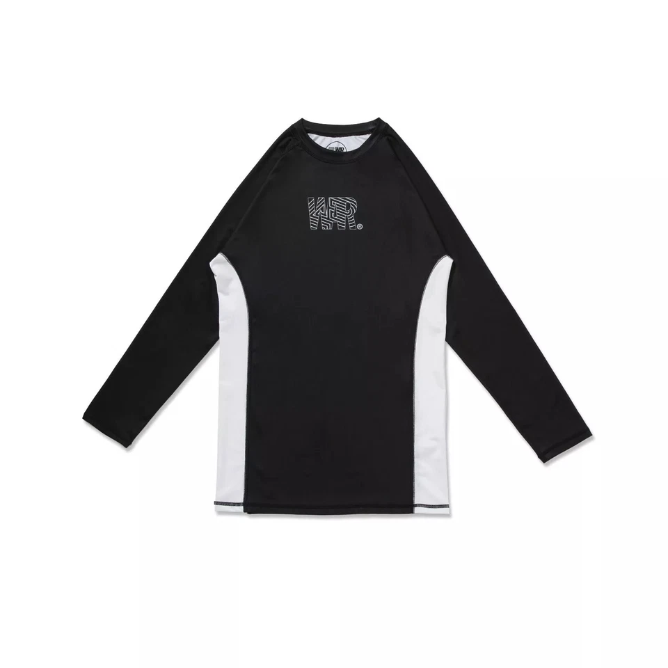 Albino and Preto x WAR Brand New Rash Guard LS & Shorts set No Gi Bjj (Black) - Image 2 of 4